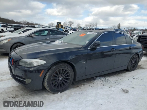 2011 BMW 5 Series 535i xDrive with VIN WBAFU7C58BC780536, listed as a Copart auction lot 44357805 with 253,964 mi miles and Clean Title. Bid and sale history available at carsss.com. Image 1.