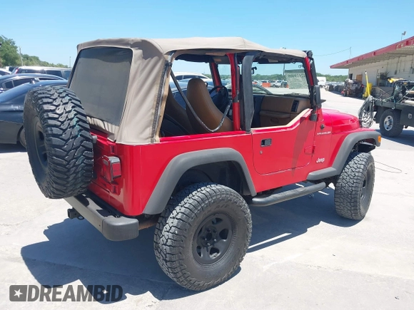 1997 Jeep Wrangler SE with VIN 1J4FY29P0VP417108, listed as a IAAI auction lot 42819409 with 72,761 mi miles and . Bid and sale history available at DreamBid. Image 4.