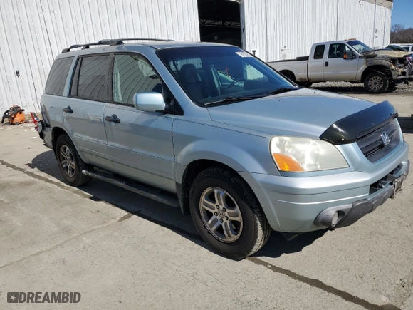 2003 Honda Pilot EX with VIN 2HKYF18623H572890, listed as a Copart auction lot 49452895 with 238,501 mi miles and Salvage Title. Bid and sale history available at carsss.com. Image 4.