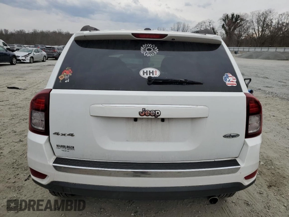 2016 Jeep Compass High Altitude z VIN 1C4NJDEB0GD764518, wystawiony jako Copart lot #47104685 z przebiegiem 116 599 mil mil oraz Szkoda całkowita • Salvage title. Historia ofert i sprzedaży dostępna na DreamBid. Obrazek 6.