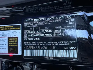 2020 Mercedes-Benz GLS 450 with VIN 4JGFF5KE3LA261115, listed as a Copart auction lot 43869084 with 64,682 mi miles and . Bid and sale history available at DreamBid. Image 10.