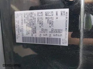2017 Nissan Rogue S with VIN 5N1AT2MT6HC755526, listed as a IAAI auction lot 41460152 with 46,310 mi miles. Bid and sale history available at carsss.com. Image 9.