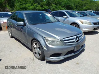 2011 Mercedes-Benz C-Class C 300 Sport with VIN WDDGF5EB7BR137123, listed as a IAAI auction lot 42058707 with 248,860 mi miles. Bid and sale history available at carsss.com. Image 1.