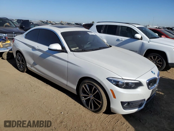 2018 BMW 2 Series 230i xDrive with VIN WBA2J3C59JVD48396, listed as a Copart auction lot 63859413 with 52,974 mi miles and . Bid and sale history available at DreamBid. Image 4.
