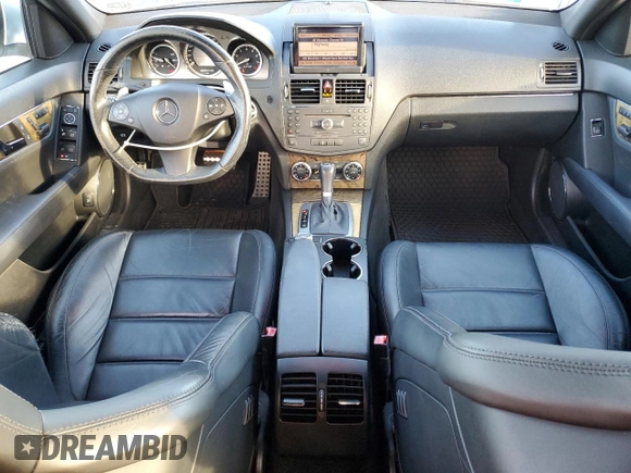 2009 Mercedes-Benz C 63 AMG with VIN WDDGF77X59F241951, listed as a Copart auction lot 78033634 with 52,467 mi miles and Salvage Title. Bid and sale history available at DreamBid. Image 8.