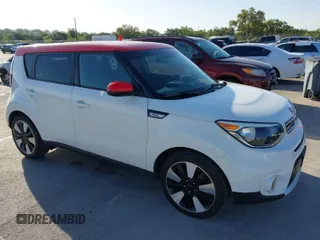 2017 Kia Soul + with VIN KNDJP3A54H7443184, listed as a IAAI auction lot 41994163 with 163,655 mi miles. Bid and sale history available at carsss.com. Image 1.