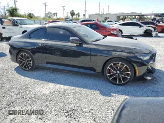 2022 BMW 2 Series 230i with VIN 3MW23CM03N8C59765, listed as a Copart auction lot 44699035 with 14,101 mi miles and Salvage Title. Bid and sale history available at carsss.com. Image 4.