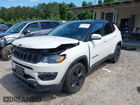 2021 Jeep Compass Latitude z VIN 3C4NJDBB8MT555358, wystawiony jako IAAI lot #42262036 z przebiegiem 67 917 mil mil oraz . Historia ofert i sprzedaży dostępna na DreamBid. Obrazek 17.