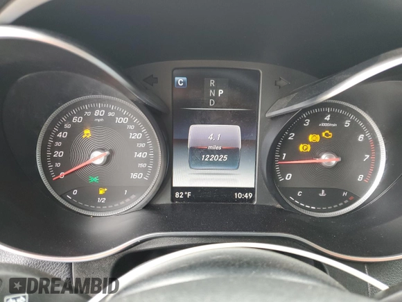 2019 Mercedes-Benz GLC 300 with VIN WDC0G4JB6KF506798, listed as a Copart auction lot 55617685 with 122,025 mi miles and Clean title. Bid and sale history available at DreamBid. Image 9.