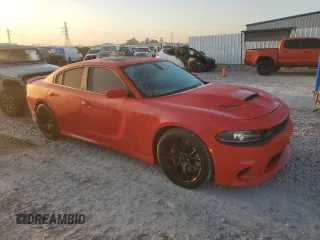 2019 Dodge Charger SRT Hellcat with VIN 2C3CDXL9XKH732885, listed as a Copart auction lot 52597095 with 27,949 mi miles and Salvage Title. Bid and sale history available at DreamBid. Image 4.