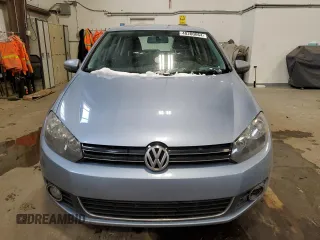 2012 Volkswagen Golf TDI with VIN WVWDM7AJ0CW144803, listed as a Copart auction lot 61574455 with 184,152 mi miles and Salvage title. Bid and sale history available at DreamBid. Image 5.