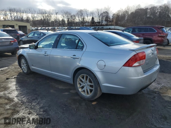 2010 Mercury Milan Hybrid with VIN 3MEDM0L38AR627427, listed as a Copart auction lot 43940895 with 46,161 mi miles and Salvage Title. Bid and sale history available at carsss.com. Image 2.