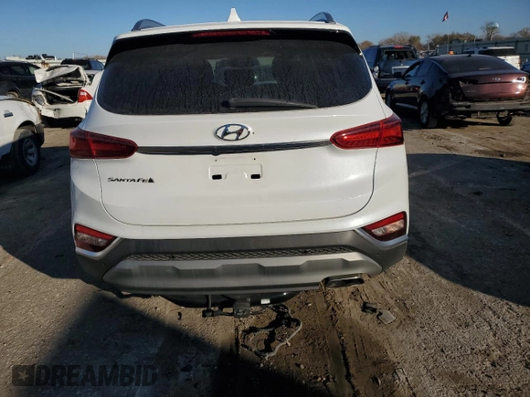 2020 Hyundai Santa Fe SEL w/SULEV with VIN 5NMS33AD2LH162137, listed as a Copart auction lot 67985062 with 44,300 mi miles. Bid and sale history available at carsss.com. Image 6.