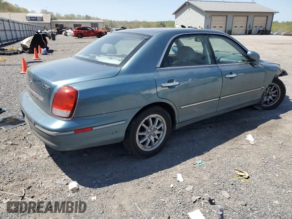 2002 Hyundai XG350 L with VIN KMHFU45E12A167647, listed as a Copart auction lot 54046255 with Not Provided miles and Salvage Title. Bid and sale history available at carsss.com. Image 3.