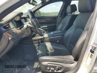 2013 BMW 7 Series 750i with VIN WBAYA8C58DC996865, listed as a Copart auction lot 61831294 with 151,238 mi miles and Salvage Title. Bid and sale history available at DreamBid. Image 7.