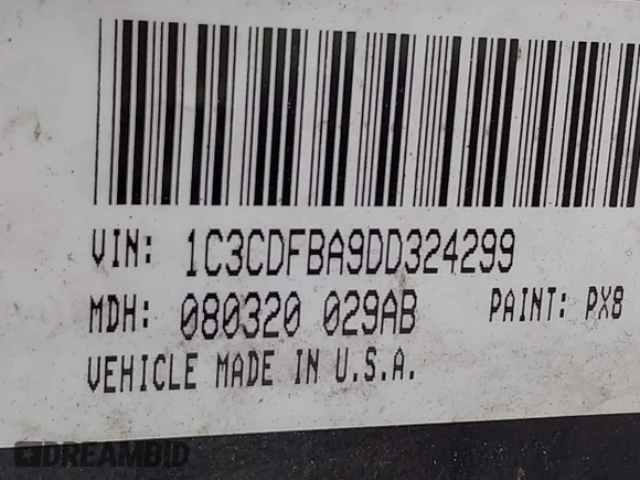 2013 Dodge Dart SXT с VIN 1C3CDFBA9DD324299, выставлен на аукционе IAAI как лот 42194634 с пробегом 78 024 миль миль и . История ставок и продаж доступна на DreamBid. Изображение 9.