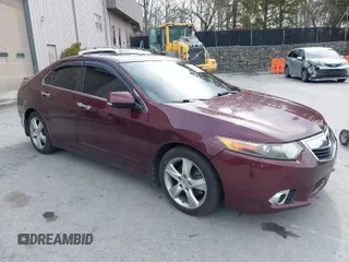 2011 Acura TSX with VIN JH4CU2F69BC014083, listed as a IAAI auction lot 42031249 with 163,012 mi miles. Bid and sale history available at carsss.com. Image 1.
