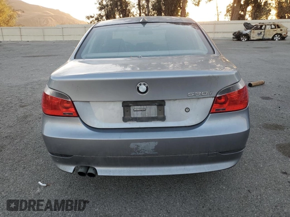 2004 BMW 5 Series 530i with VIN WBANA73564B065509, listed as a Copart auction lot 84496564 with 208,812 mi miles and Clean Title. Bid and sale history available at DreamBid. Image 6.