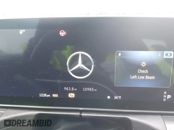 2023 Mercedes-Benz C 300 with VIN W1KAF4GB1PR069468, listed as a IAAI auction lot 41572478 with 10,965 mi miles and . Bid and sale history available at DreamBid. Image 7.