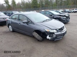 2014 Honda Civic Sedan LX with VIN 2HGFB2F53EH541941, listed as a IAAI auction lot 42033294 with 104,006 mi miles. Bid and sale history available at carsss.com. Image 1.