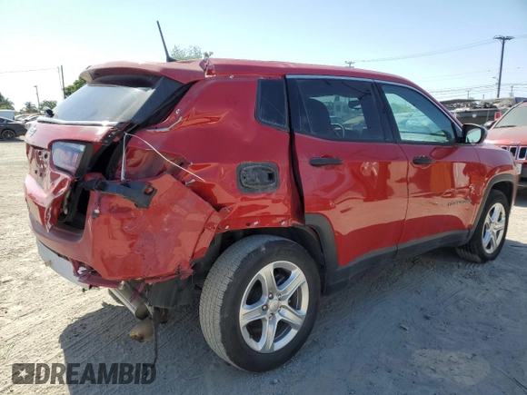 2023 Jeep Compass Sport with VIN 3C4NJDAN5PT513472, listed as a Copart auction lot 59306965 with 31,256 mi miles and Clean title. Bid and sale history available at DreamBid. Image 3.