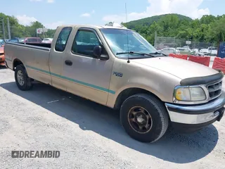 1997 Ford F-150 with VIN 1FTDX1721VNA45906, listed as a IAAI auction lot 42622491 with 153,314 mi miles and . Bid and sale history available at DreamBid. Image 1.