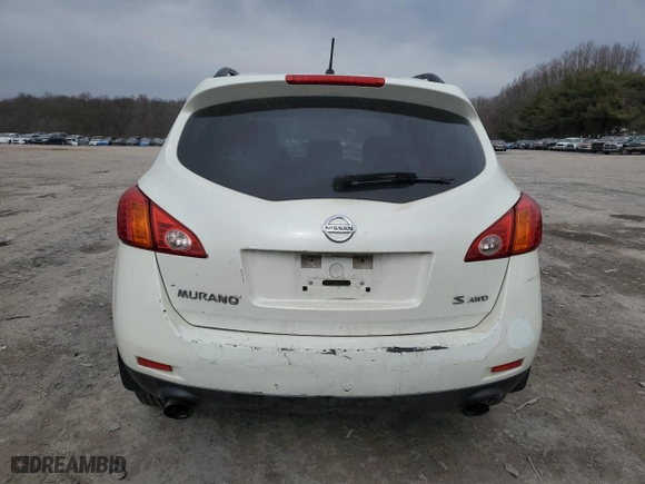 2009 Nissan Murano LE with VIN JN8AZ18W49W201567, listed as a Copart auction lot 45564465 with 227,601 mi miles and Clean Title. Bid and sale history available at carsss.com. Image 6.