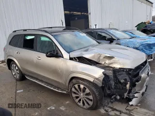 2022 Mercedes-Benz GLS 450 with VIN 4JGFF5KE8NA666941, listed as a Copart auction lot 41435944 with Not Provided miles and . Bid and sale history available at DreamBid. Image 4.
