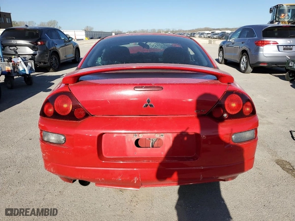 2002 Mitsubishi Eclipse GT with VIN 4A3AC84H92E106976, listed as a Copart auction lot 50069274 with 196,371 mi miles and Salvage Title. Bid and sale history available at carsss.com. Image 6.