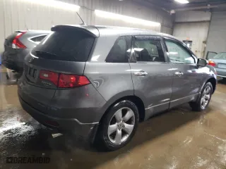 2009 Acura RDX Tech Pkg with VIN 5J8TB18519A007321, listed as a Copart auction lot 86712634 with 242,450 mi miles and Salvage Title. Bid and sale history available at carsss.com. Image 3.