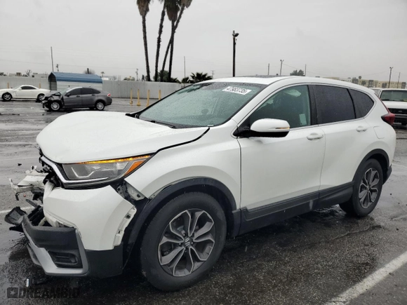 2020 Honda CR-V EX with VIN 7FARW1H51LE000529, listed as a Copart auction lot 47983735 with 71,507 mi miles and Salvage Title. Bid and sale history available at carsss.com. Image 1.