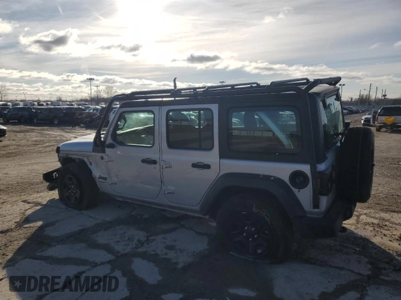 2023 Jeep Wrangler Sport S with VIN 1C4HJXDG0PW670641, listed as a Copart auction lot 41623195 with 27,266 mi miles and Salvage Title. Bid and sale history available at DreamBid. Image 2.