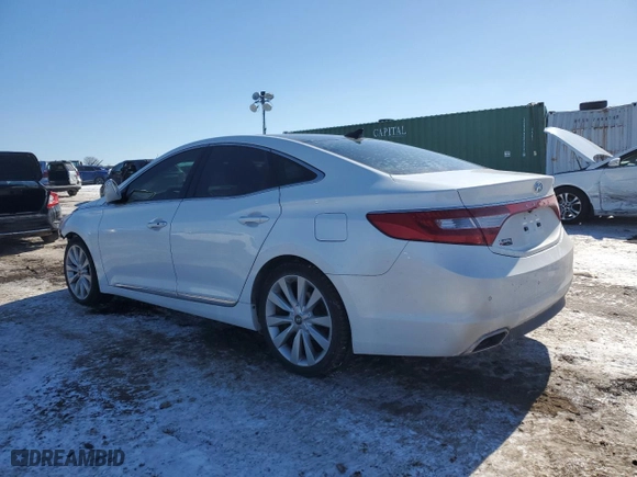 2015 Hyundai Azera Limited with VIN KMHFH4JG2FA431962, listed as a Copart auction lot 46004945 with 174,041 mi miles and Salvage Title. Bid and sale history available at carsss.com. Image 2.