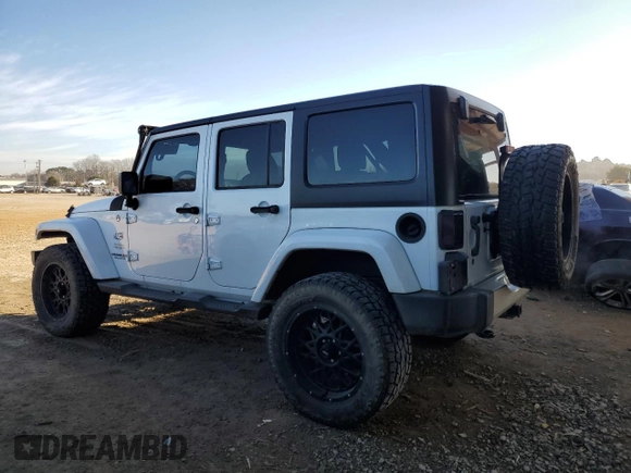 2014 Jeep Wrangler Unlimited Sahara with VIN 1C4BJWEG0EL305955, listed as a Copart auction lot 46539355 with 108,020 mi miles and Salvage Title. Bid and sale history available at carsss.com. Image 2.