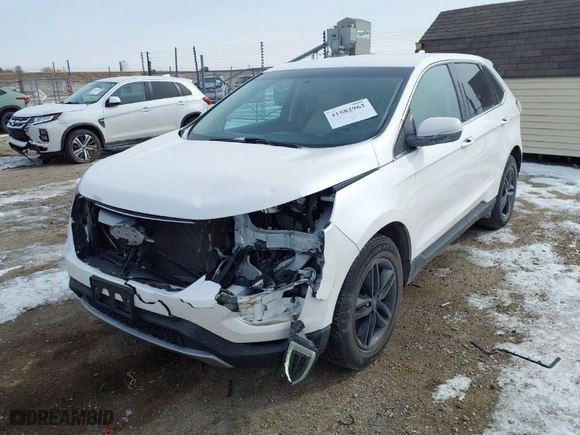 2015 Ford Edge SEL with VIN 2FMTK3J97FBB26817, listed as a IAAI auction lot 41582962 with 98,261 mi miles. Bid and sale history available at carsss.com. Image 2.