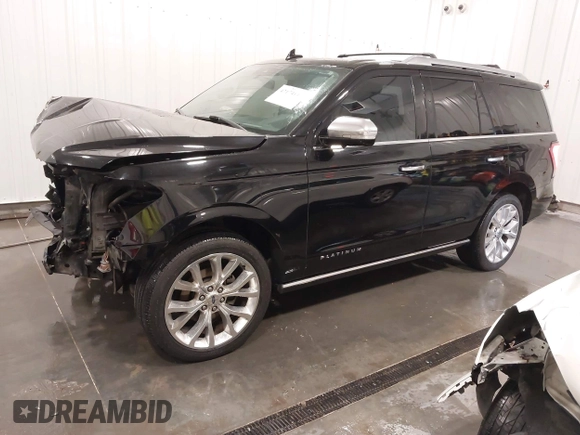 2018 Ford Expedition Platinum with VIN 1FMJU1MT8JEA09886, listed as a IAAI auction lot 42174142 with 150,141 mi miles and . Bid and sale history available at DreamBid. Image 2.