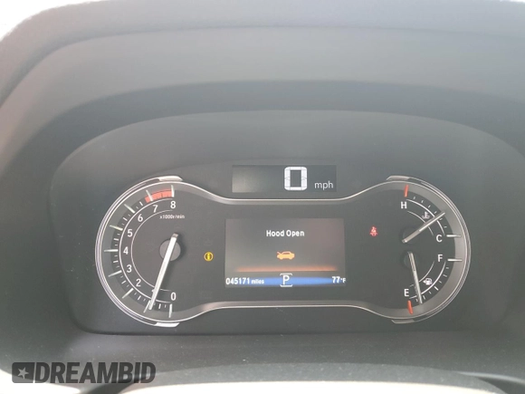 2023 Honda Ridgeline Black Edition with VIN 5FPYK3F84PB016684, listed as a Copart auction lot 58999785 with 45,171 mi miles and Salvage title. Bid and sale history available at DreamBid. Image 9.