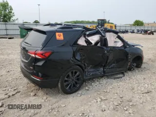 2023 Chevrolet Equinox RS z VIN 3GNAXWEG0PL131877, wystawiony jako Copart lot #58367675 z przebiegiem 27 473 mil mil oraz Szkoda całkowita • Salvage title. Historia ofert i sprzedaży dostępna na DreamBid. Obrazek 3.