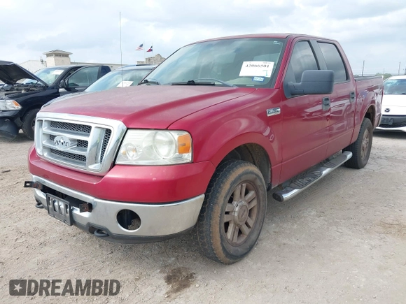 2007 Ford F-150 XLT with VIN 1FTRW14W07KD59650, listed as a IAAI auction lot 42066501 with 245,375 mi miles and . Bid and sale history available at DreamBid. Image 17.