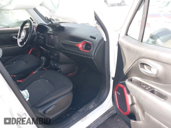 2021 Jeep Renegade Trailhawk with VIN ZACNJDC12MPM92624, listed as a IAAI auction lot 41858453 with 90,596 mi miles and . Bid and sale history available at DreamBid. Image 5.