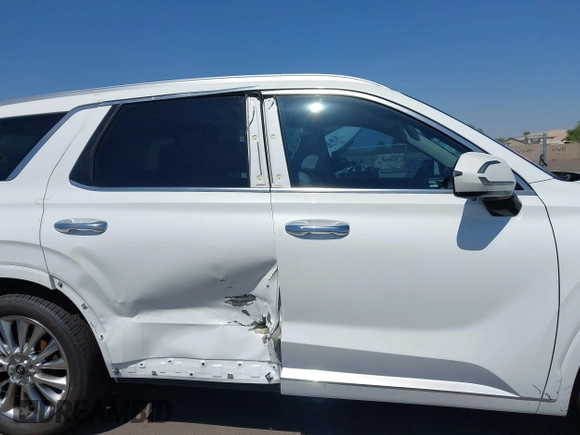 2020 Hyundai Palisade Limited with VIN KM8R5DHEXLU097166, listed as a IAAI auction lot 41480825 with 79,500 mi miles and . Bid and sale history available at DreamBid. Image 14.