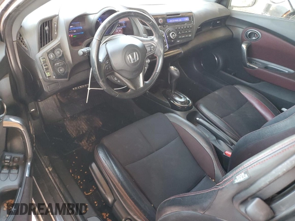 2015 Honda CR-Z EX with VIN JHMZF1D69FS000522, listed as a Copart auction lot 43212845 with 104,808 mi miles and Salvage title. Bid and sale history available at DreamBid. Image 8.