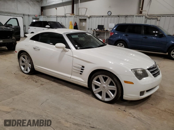 2004 Chrysler Crossfire с VIN 1C3AN69L64X009535, выставлен на аукционе Copart как лот 51344405 с пробегом Не указан миль и На запчасти • Non repairable. История ставок и продаж доступна на DreamBid. Изображение 4.