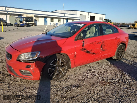 2018 Volvo S60 Dynamic with VIN YV126MFL9J2451928, listed as a Copart auction lot 86914784 with 77,172 mi miles and Salvage Title. Bid and sale history available at carsss.com. Image 1.