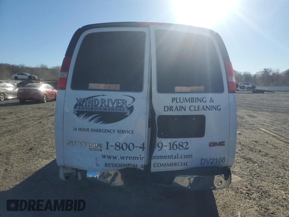 2016 GMC Savana Cargo z VIN 1GTW7AFFXG1272745, wystawiony jako Copart lot #43841475 z przebiegiem 248 561 mil mil oraz Szkoda całkowita • Salvage title. Historia ofert i sprzedaży dostępna na DreamBid. Obrazek 6.