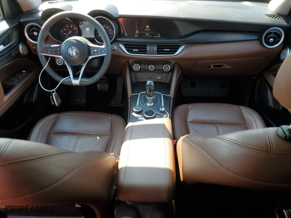 2018 Alfa Romeo Stelvio with VIN ZASFAKANXJ7B90662, listed as a Copart auction lot 49987745 with 34,358 mi miles and Salvage Title. Bid and sale history available at carsss.com. Image 8.