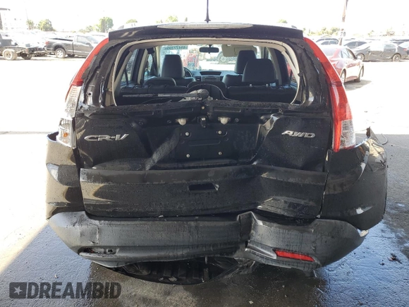 2014 Honda CR-V EX-L with VIN 2HKRM4H78EH668370, listed as a Copart auction lot 49477395 with 102,244 mi miles and Salvage Title. Bid and sale history available at carsss.com. Image 6.