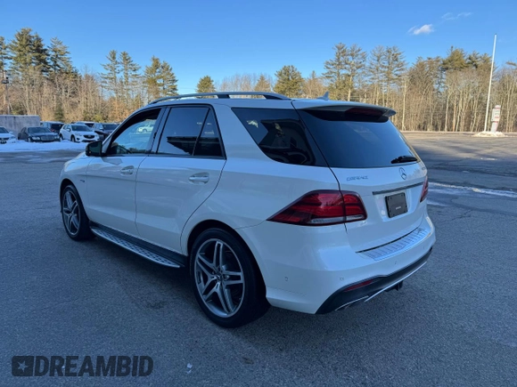 2018 Mercedes-Benz GLE 43 AMG with VIN 4JGDA6EB4JB100776, listed as a Copart auction lot 46167125 with 159,530 mi miles and Clean Title. Bid and sale history available at DreamBid. Image 3.