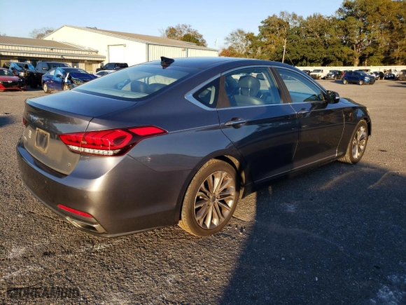 2015 Hyundai Genesis 3.8L with VIN KMHGN4JE6FU027587, listed as a Copart auction lot 87133684 with 310,235 mi miles and Salvage Title. Bid and sale history available at carsss.com. Image 3.