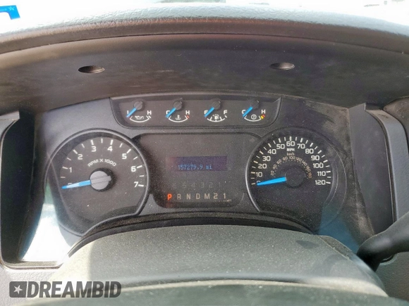 2014 Ford F-150 XL with VIN 1FTFX1CF0EFC92250, listed as a Copart auction lot 58959555 with 157,279 mi miles and Salvage title. Bid and sale history available at DreamBid. Image 9.
